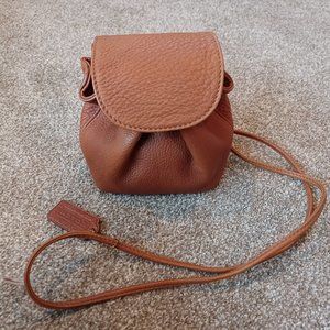 Vintage Coach cross body 4913 saddle pebble leather